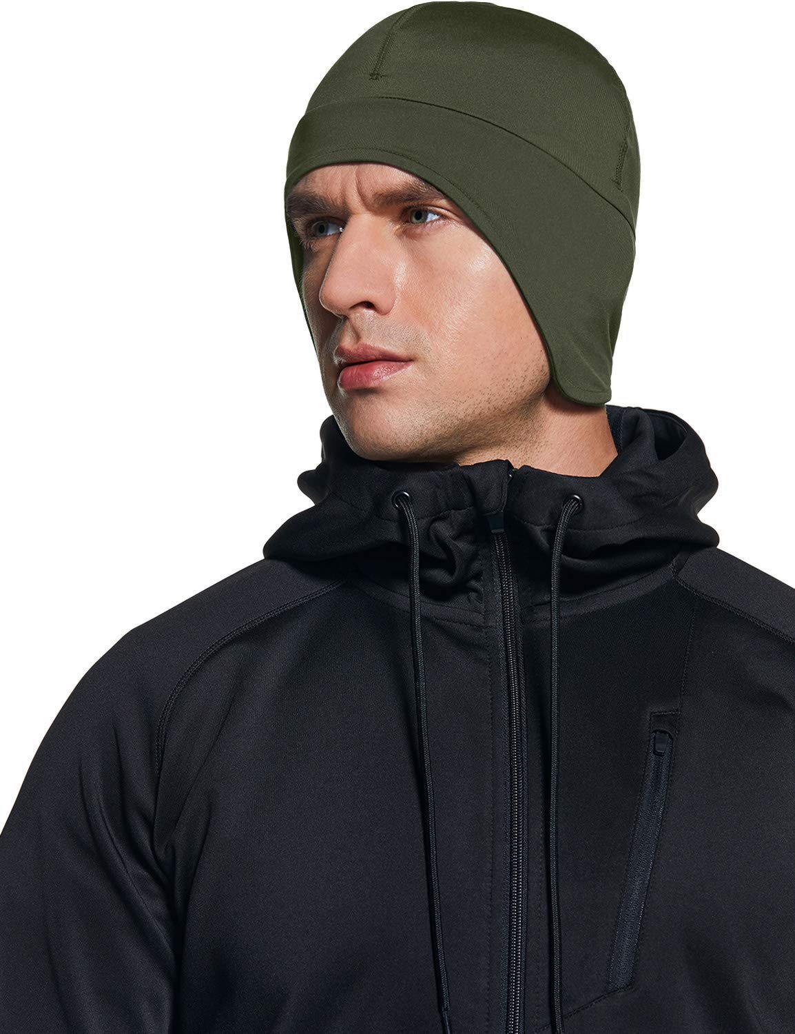 TSLA Men and Women Thermal Fleece Skull Cap, Winter Ski Cycling Under Helmet Liner, Running Beanie Hat - Image 5