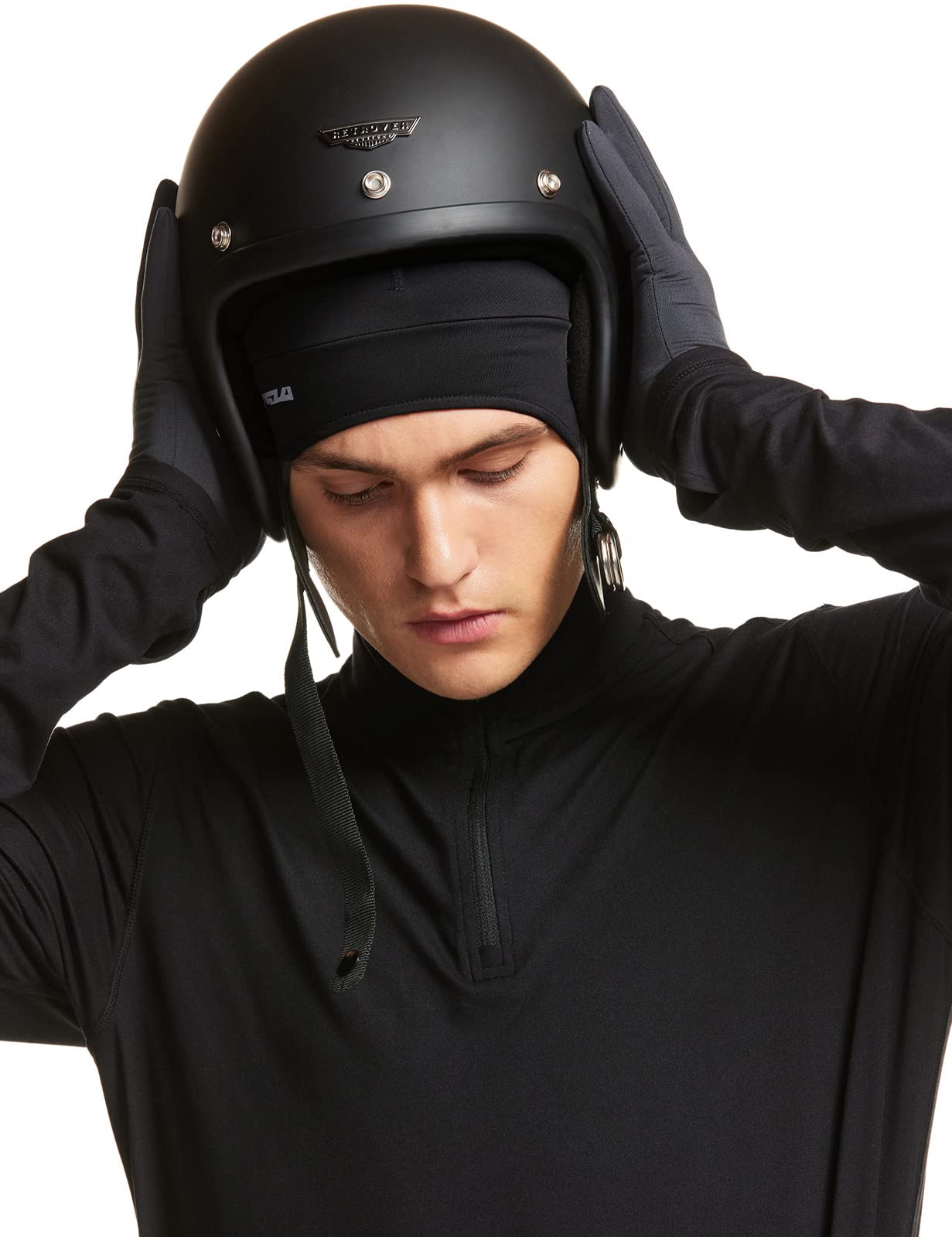 TSLA Men and Women Thermal Fleece Skull Cap, Winter Ski Cycling Under Helmet Liner, Running Beanie Hat - Image 3