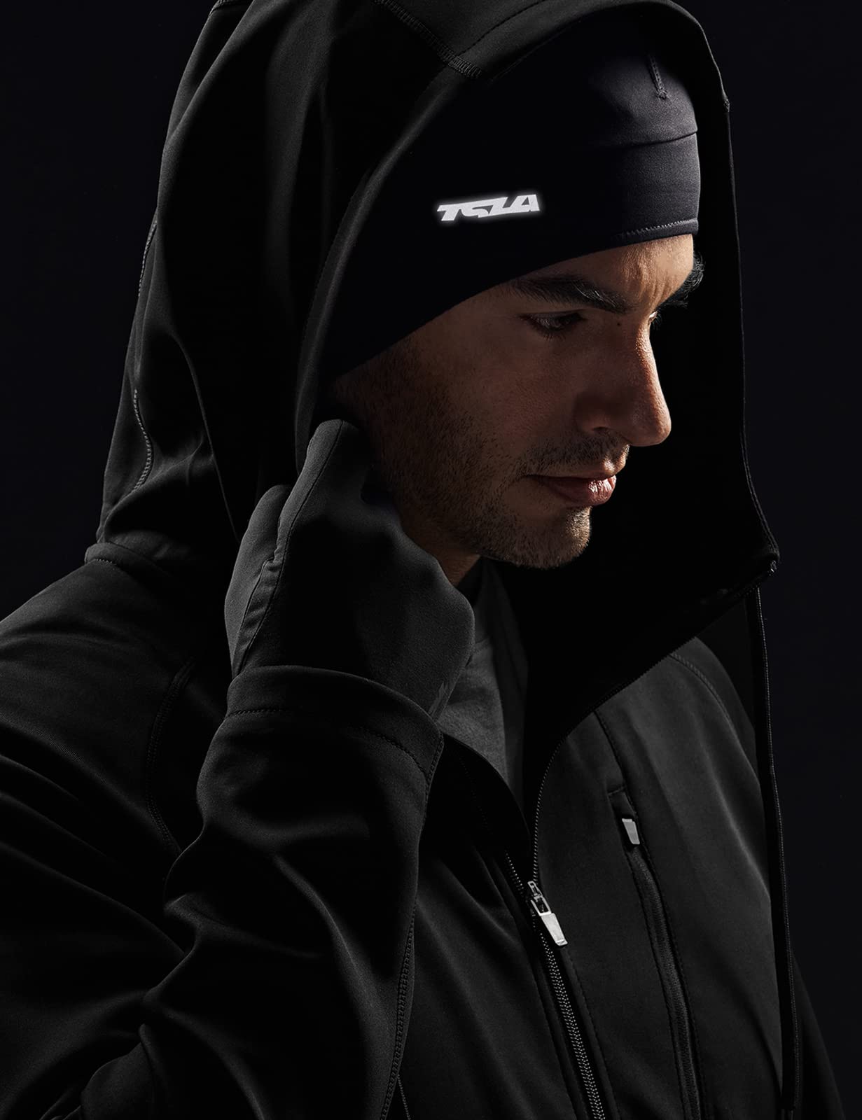 TSLA Men and Women Thermal Fleece Skull Cap, Winter Ski Cycling Under Helmet Liner, Running Beanie Hat - Image 4