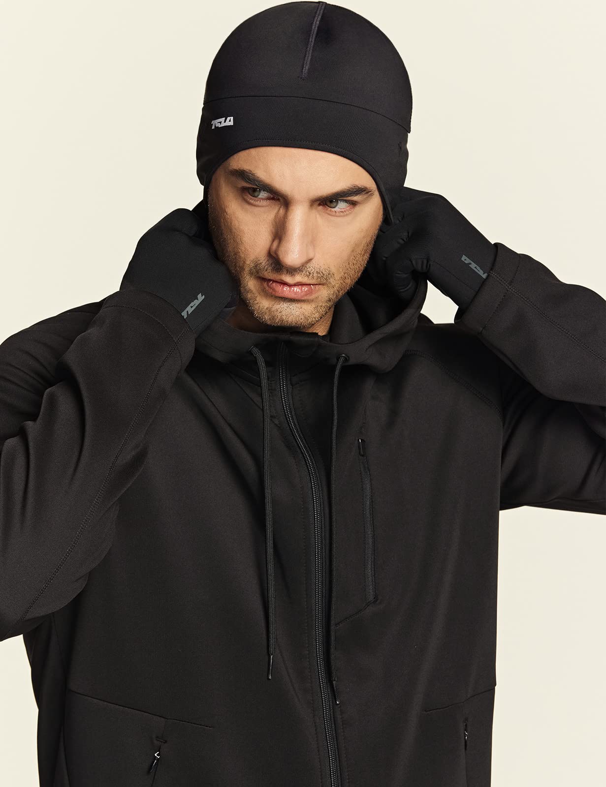 TSLA Men and Women Thermal Fleece Skull Cap, Winter Ski Cycling Under Helmet Liner, Running Beanie Hat - Image 5