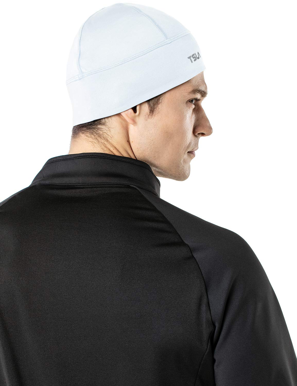 TSLA Men and Women Thermal Fleece Skull Cap, Winter Ski Cycling Under Helmet Liner, Running Beanie Hat - Image 5