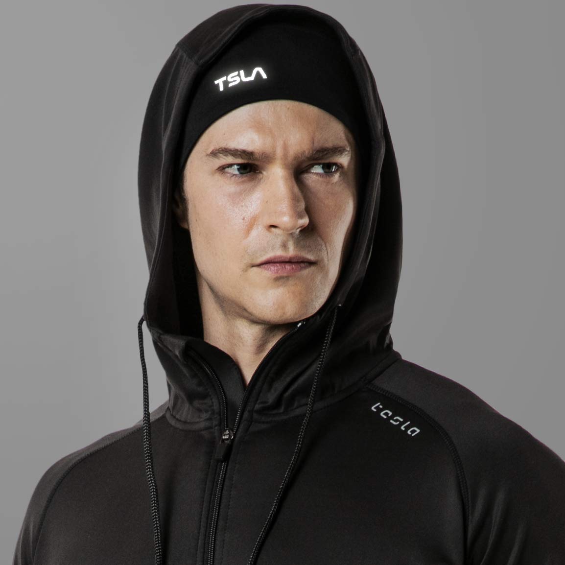 TSLA Men and Women Thermal Fleece Skull Cap, Winter Ski Cycling Under Helmet Liner, Running Beanie Hat - Image 8