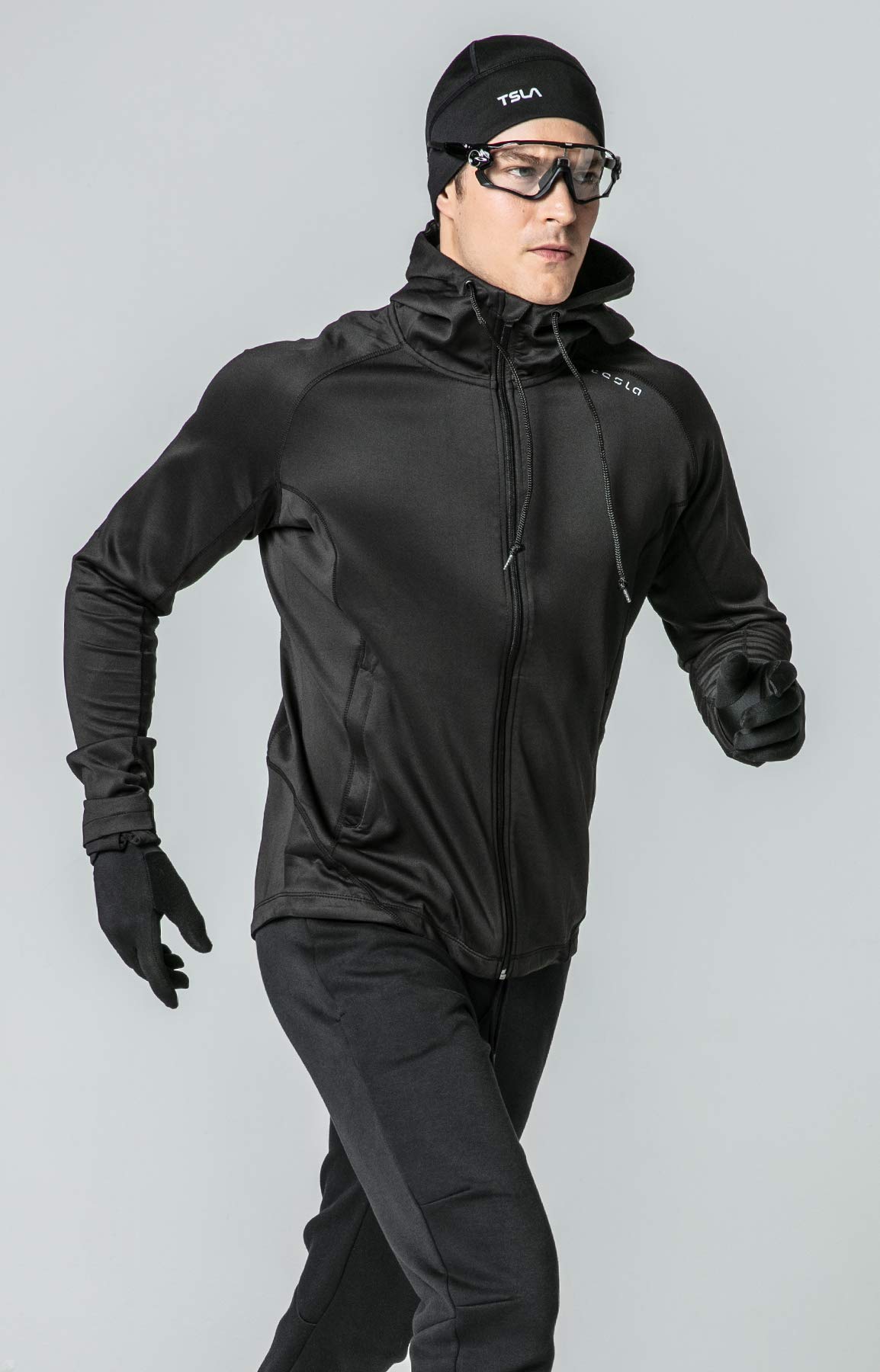 TSLA Men and Women Thermal Fleece Skull Cap, Winter Ski Cycling Under Helmet Liner, Running Beanie Hat - Image 9