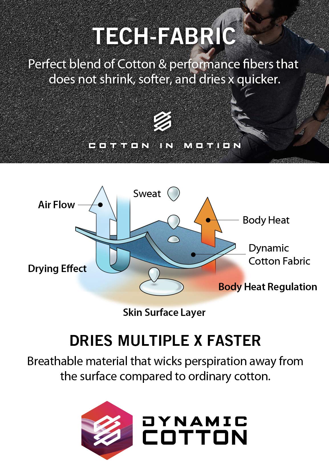 TSLA Men's 3/4 Sleeve Baseball Shirts, Casual Dynamic Cotton Raglan T Shirts, Athletic Sports Jersey Shirt Top - Image 3