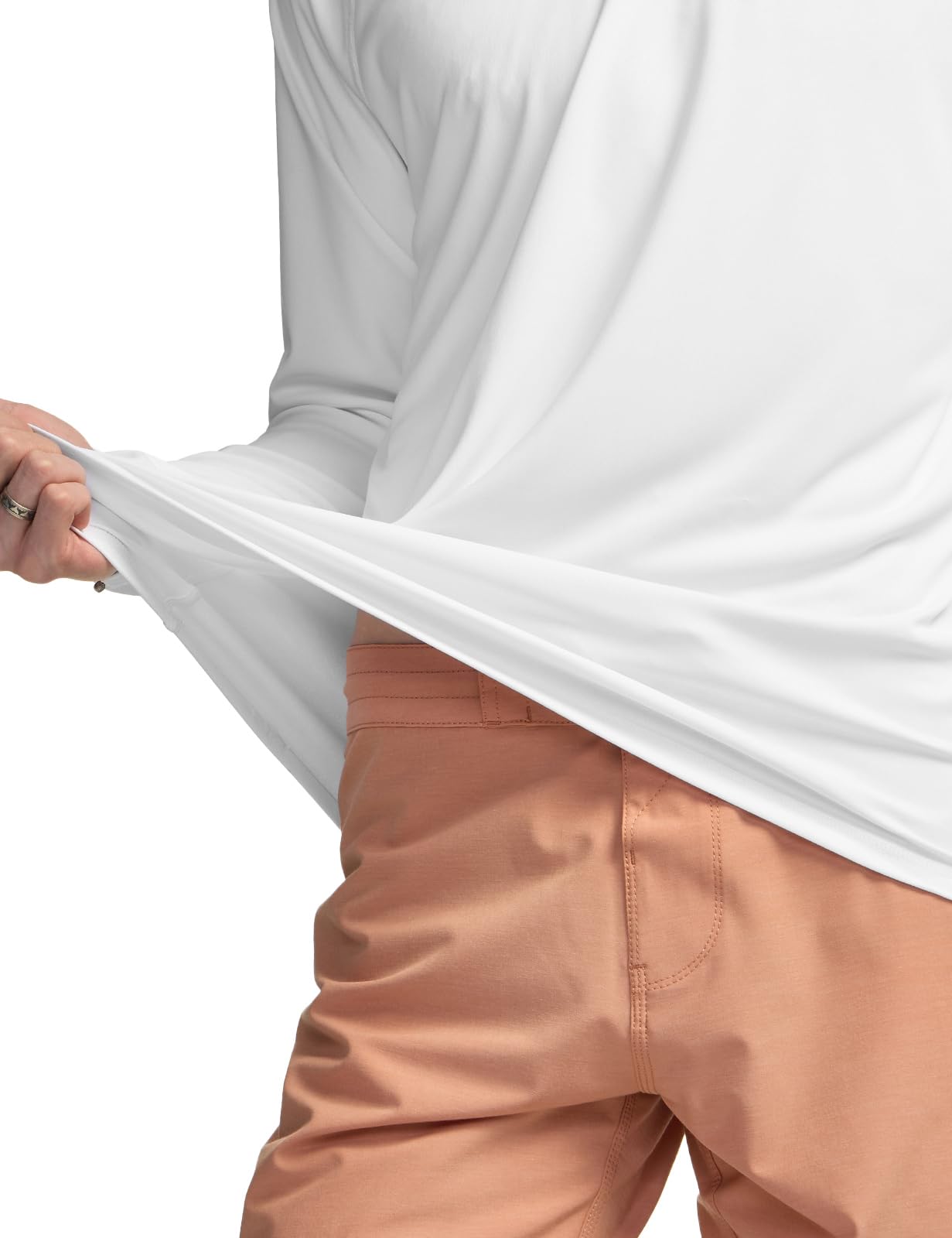 TSLA Men's Rashguard Swim Shirts, UPF 50+ Cool Running Workout Loose-Fit Long Sleeve - Image 5