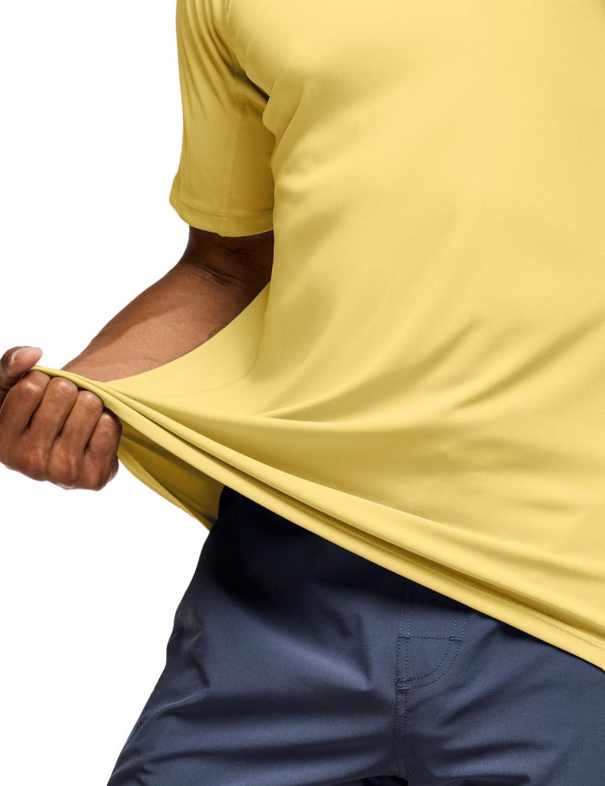 TSLA Men's Rashguard Swim Shirts, UPF 50+ Protection Quick Dry, Stretch Comfort Fit, Flatlock Seams, Outdoor & Water Sports - Image 8