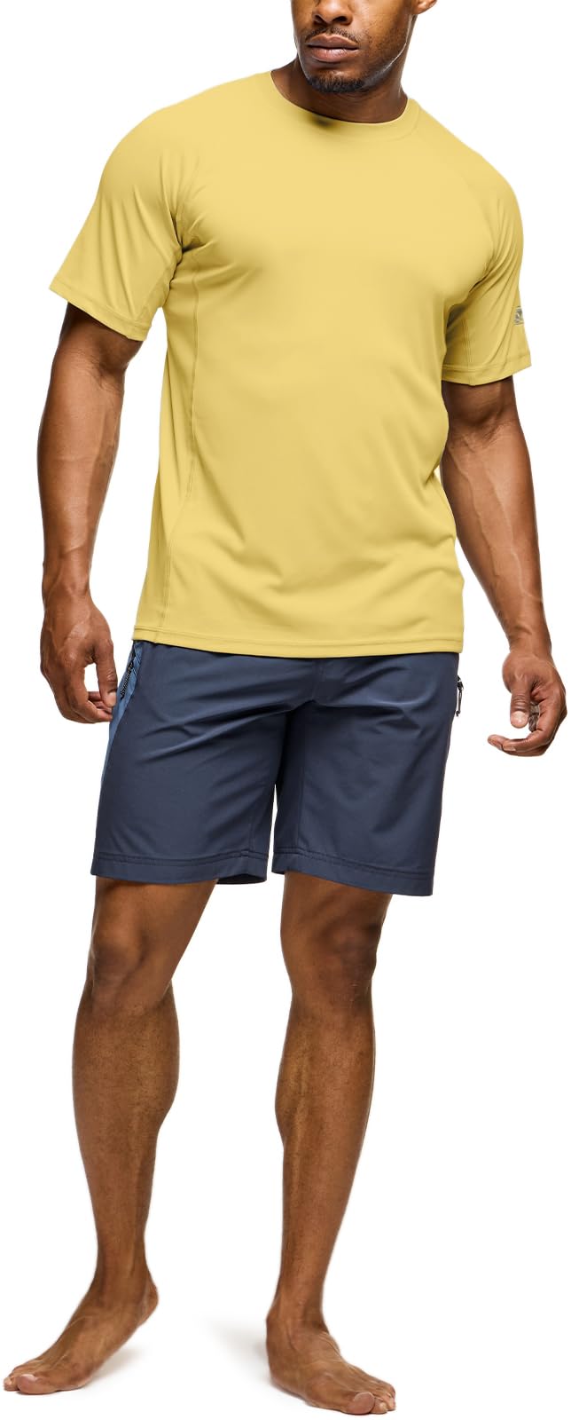 TSLA Men's Rashguard Swim Shirts, UPF 50+ Protection Quick Dry, Stretch Comfort Fit, Flatlock Seams, Outdoor & Water Sports - Image 9