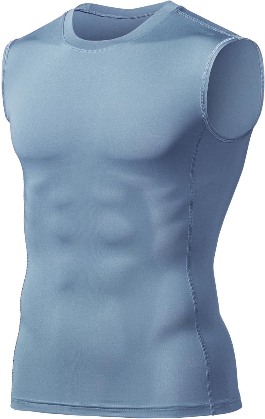 TSLA Men's Sleeveless Workout Shirts, Dry Fit Running Compression Cutoff Shirts, Athletic Training Tank Top - Image 8