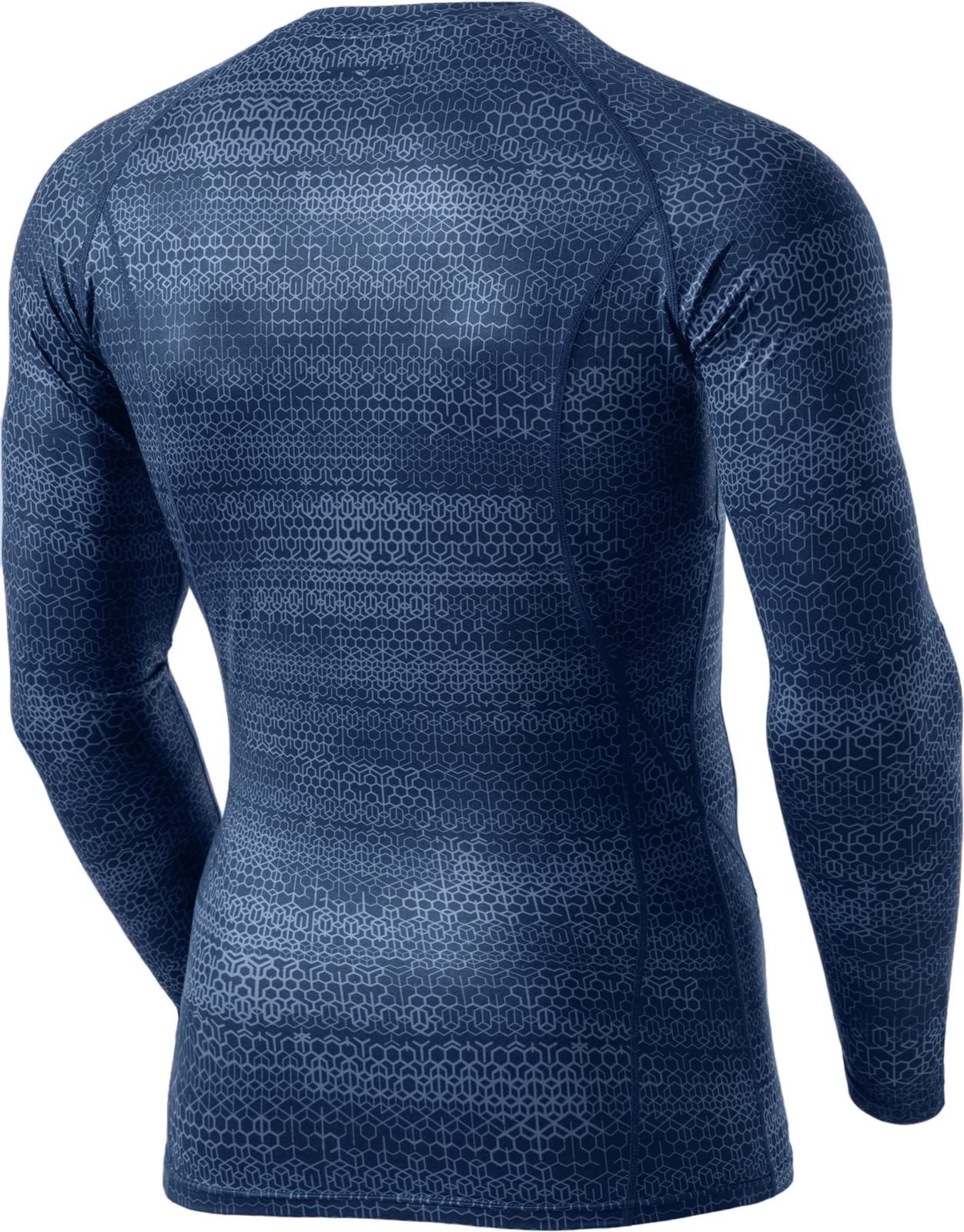TSLA Men's Thermal Long Sleeve Compression Shirts, Athletic Base Layer Top, Winter Gear Running T-Shirt - Image 8