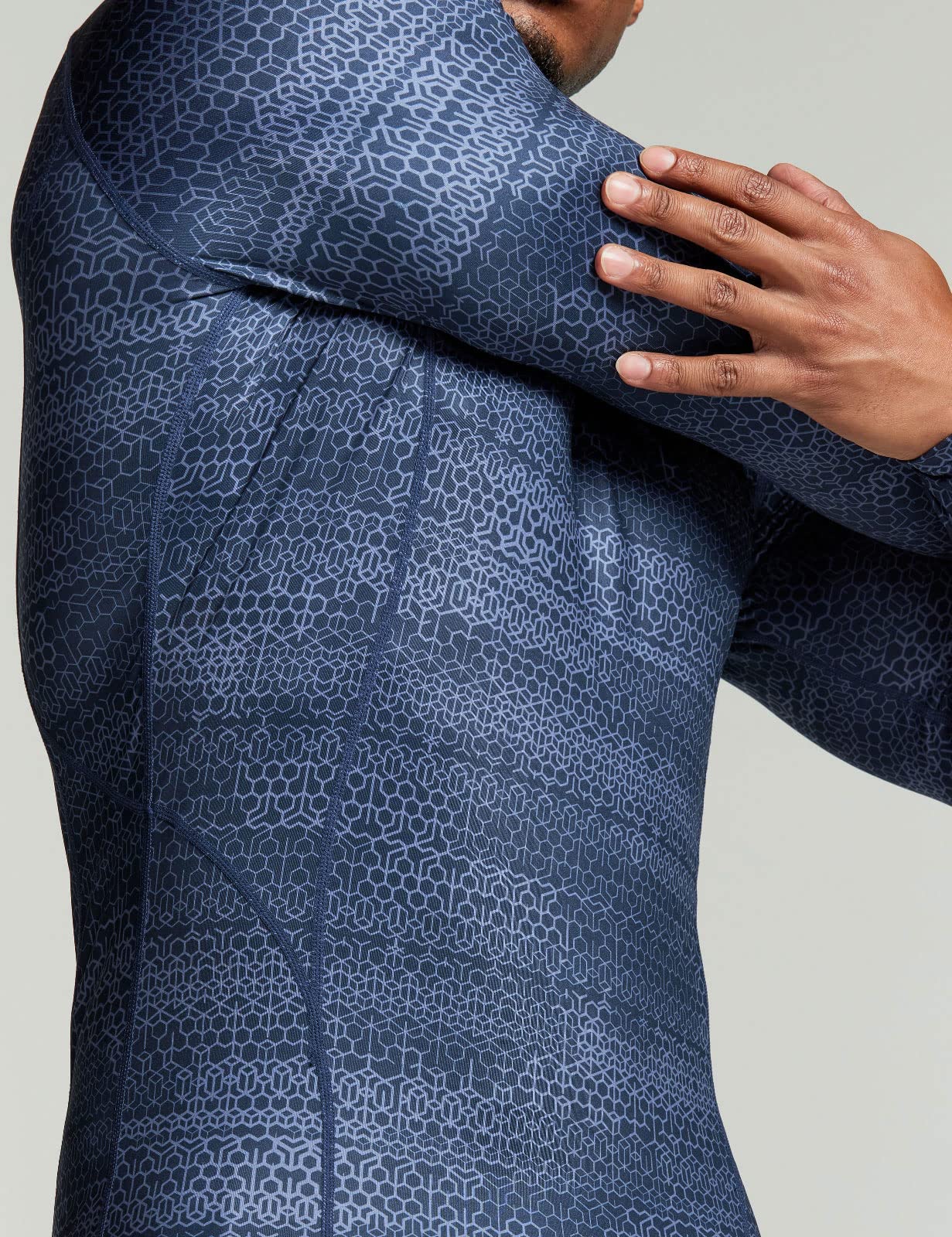 TSLA Men's Thermal Long Sleeve Compression Shirts, Mock/Turtleneck Winter Sports Running Base Layer Top - Image 6