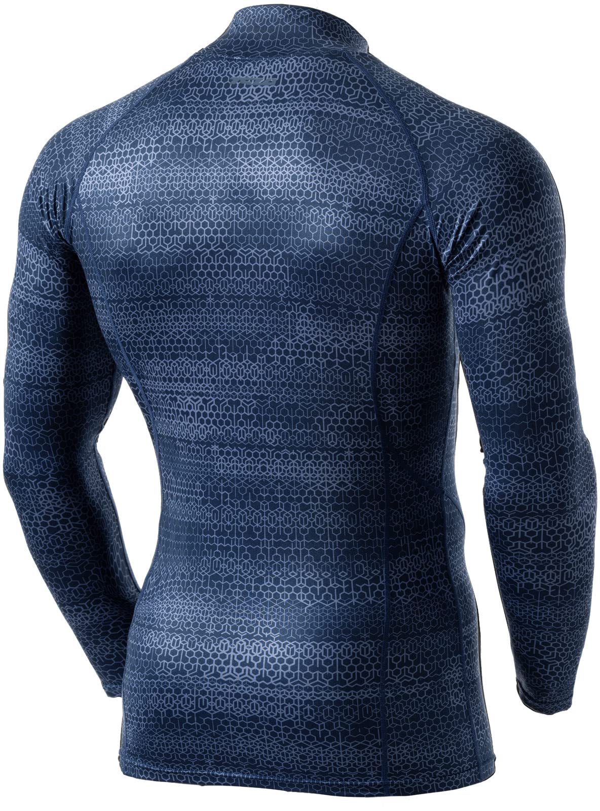 TSLA Men's Thermal Long Sleeve Compression Shirts, Mock/Turtleneck Winter Sports Running Base Layer Top - Image 8