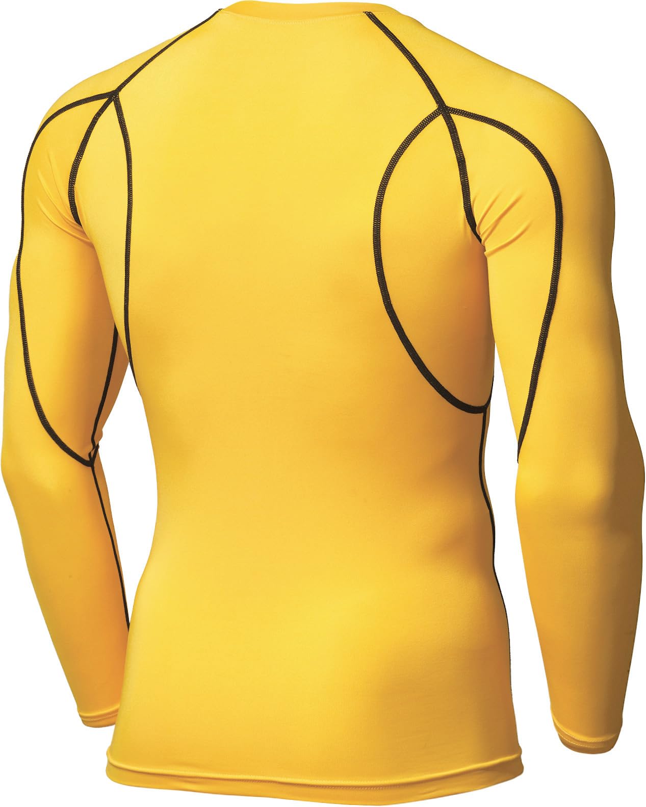 TSLA Men's UPF 50+ Compression Shirts, Cool Dry Long Sleeve Athletic Tops, Sports Baselayer Workout Shirt - Image 9