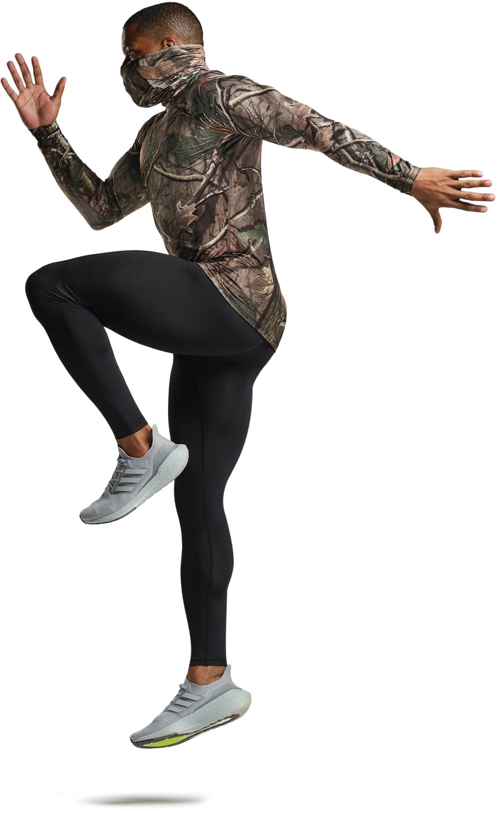 TSLA Men's UPF 50+ Mock Long Sleeve Compression Shirts, Athletic Workout Shirt, Base Layer for Water Sports - Image 7