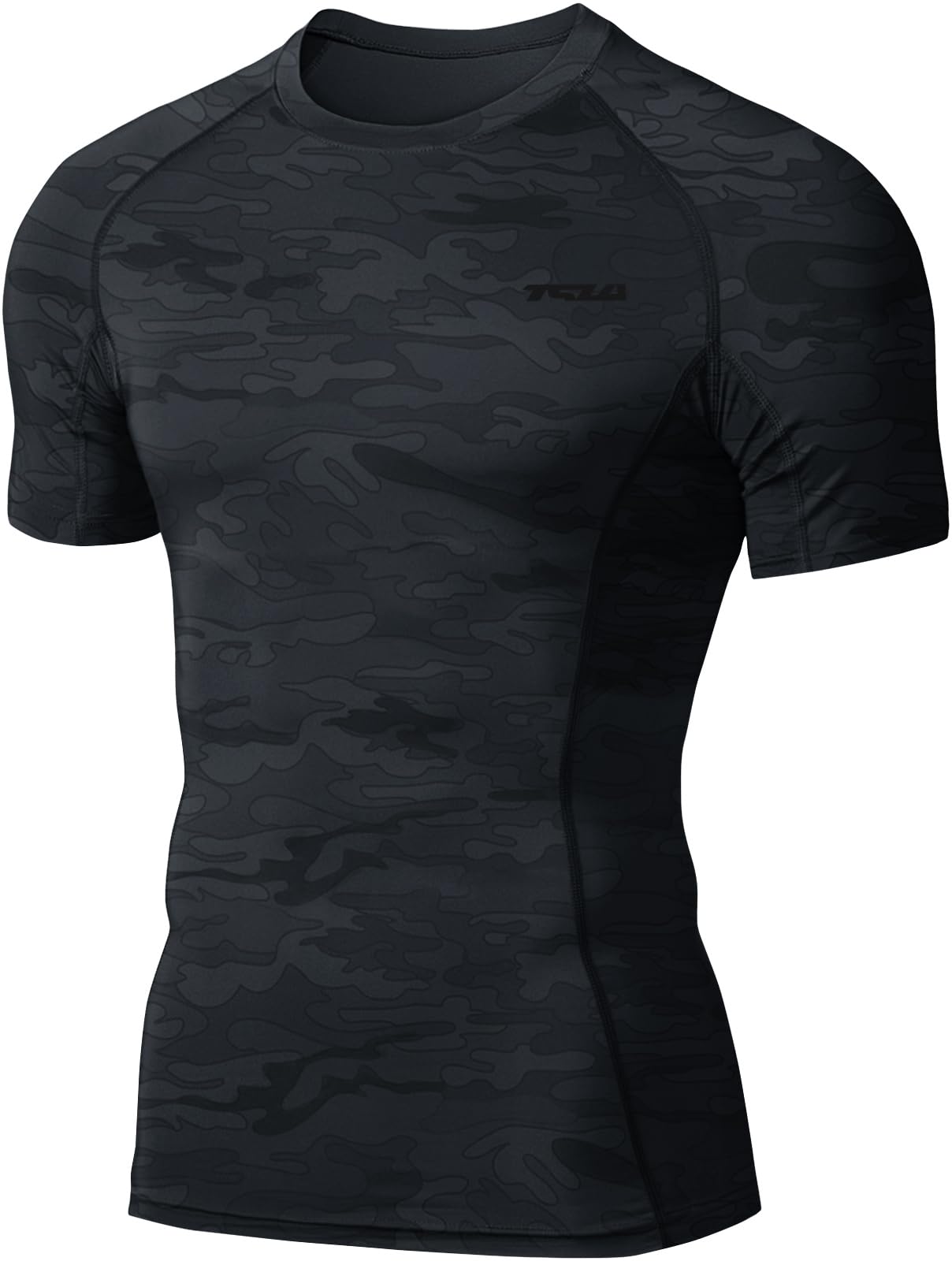 TSLA Men's UPF 50+ Quick Dry Short Sleeve Compression Shirts, Athletic Workout Shirt, Water Sports Rash Guard - Image 8