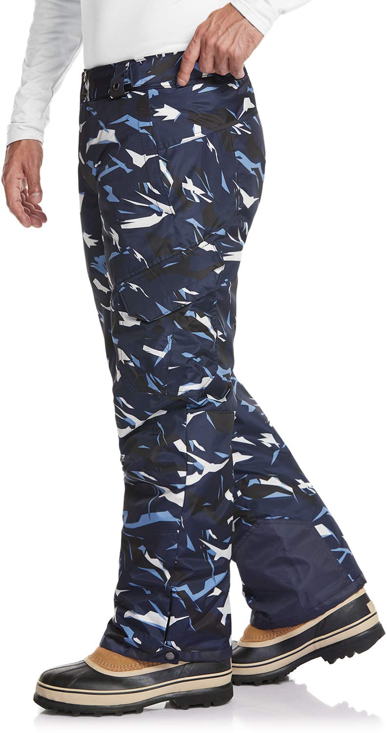 TSLA Men's Winter Snow Pants, Waterproof Insulated Ski Pants, Ripstop Windproof Snowboard Bottoms - Image 3