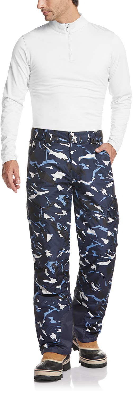 TSLA Men's Winter Snow Pants, Waterproof Insulated Ski Pants, Ripstop Windproof Snowboard Bottoms - Image 4