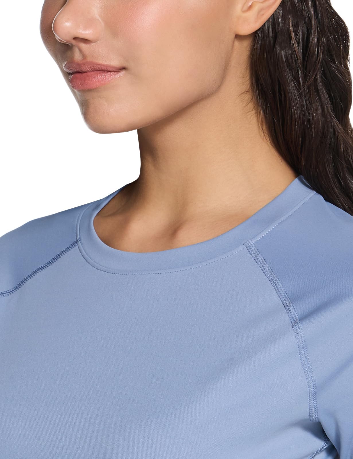 TSLA Women's Long Sleeve Rash Guard Swim Shirts, UPF 50+ UV Protection Regular-Fit Quick Dry Water Shirts - Image 4
