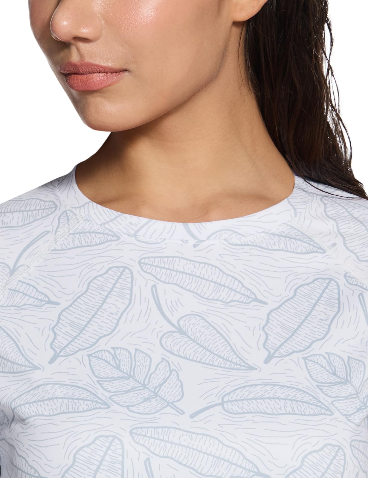 TSLA Women's Long Sleeve Rash Guard Swim Shirts, UPF 50+ UV Protection Regular-Fit Quick Dry Water Shirts - Image 4