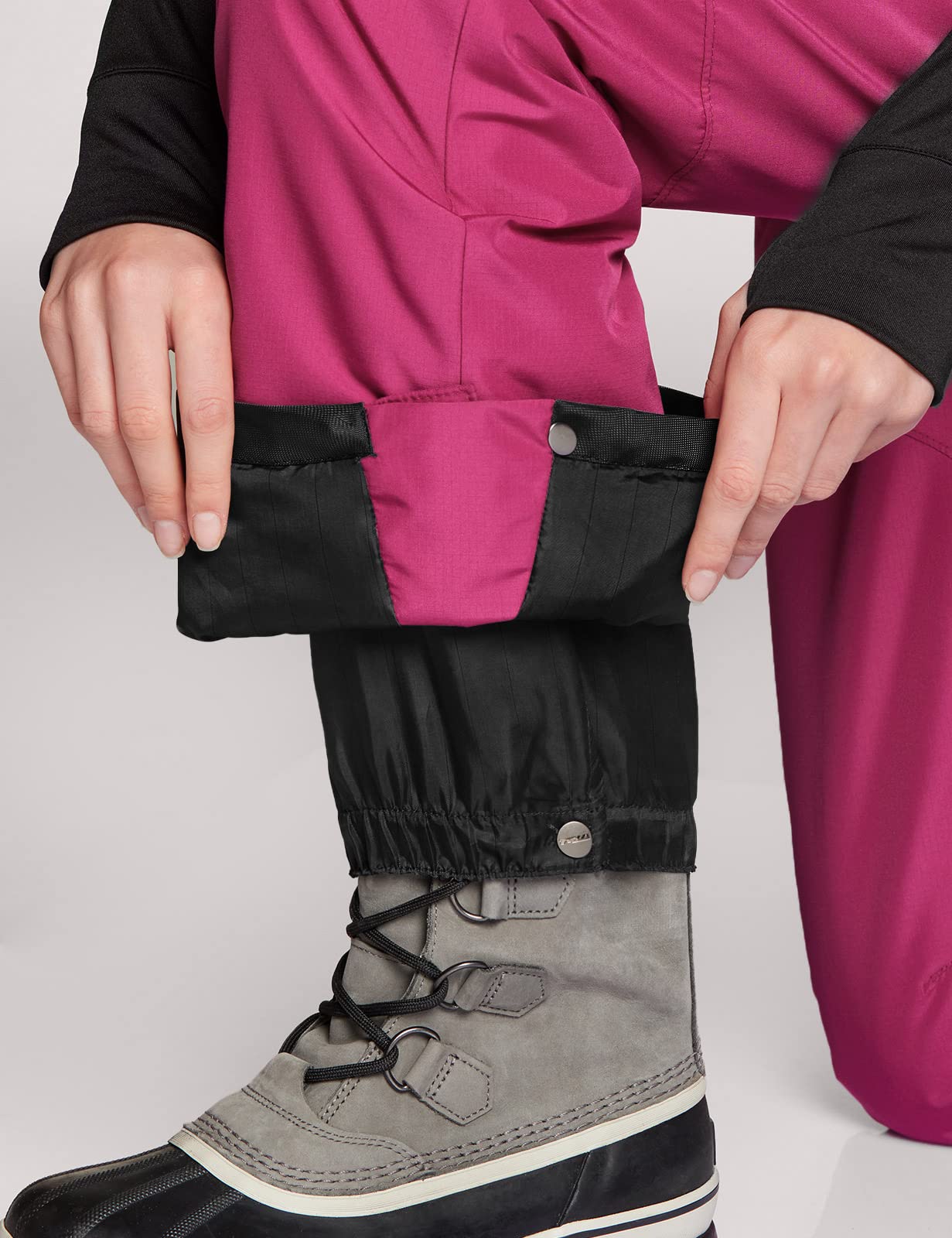 TSLA Women's Winter Snow Pants, Waterproof Insulated Ski Pants, Ripstop Snowboard Bottoms - Image 6