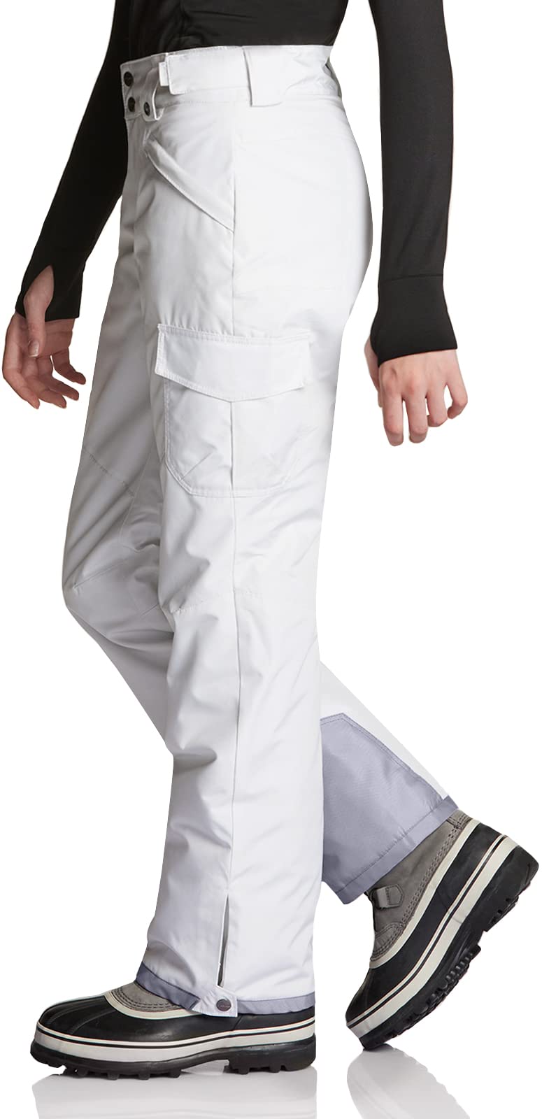 TSLA Women's Winter Snow Pants, Waterproof Insulated Ski Pants, Ripstop Snowboard Bottoms - Image 3